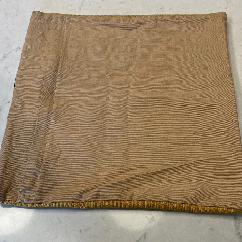 Pottery Barn Tan Textured Fabric Pillow‎ cover bundle